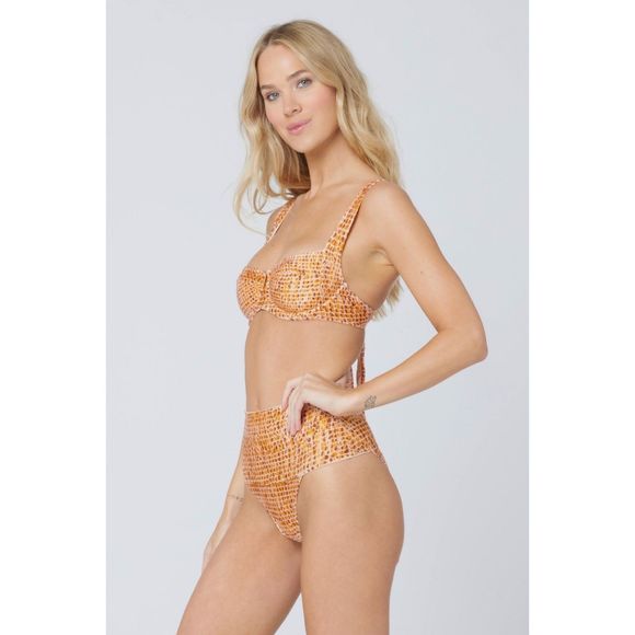 NWT L*Space Camellia Bikini Top Wild Bunch DD Cup - Picture 4 of 11